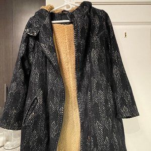 Sherpa-lined Coat